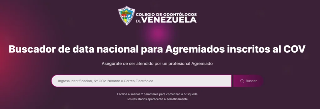 Verificación de Odontólogos en Venezuela